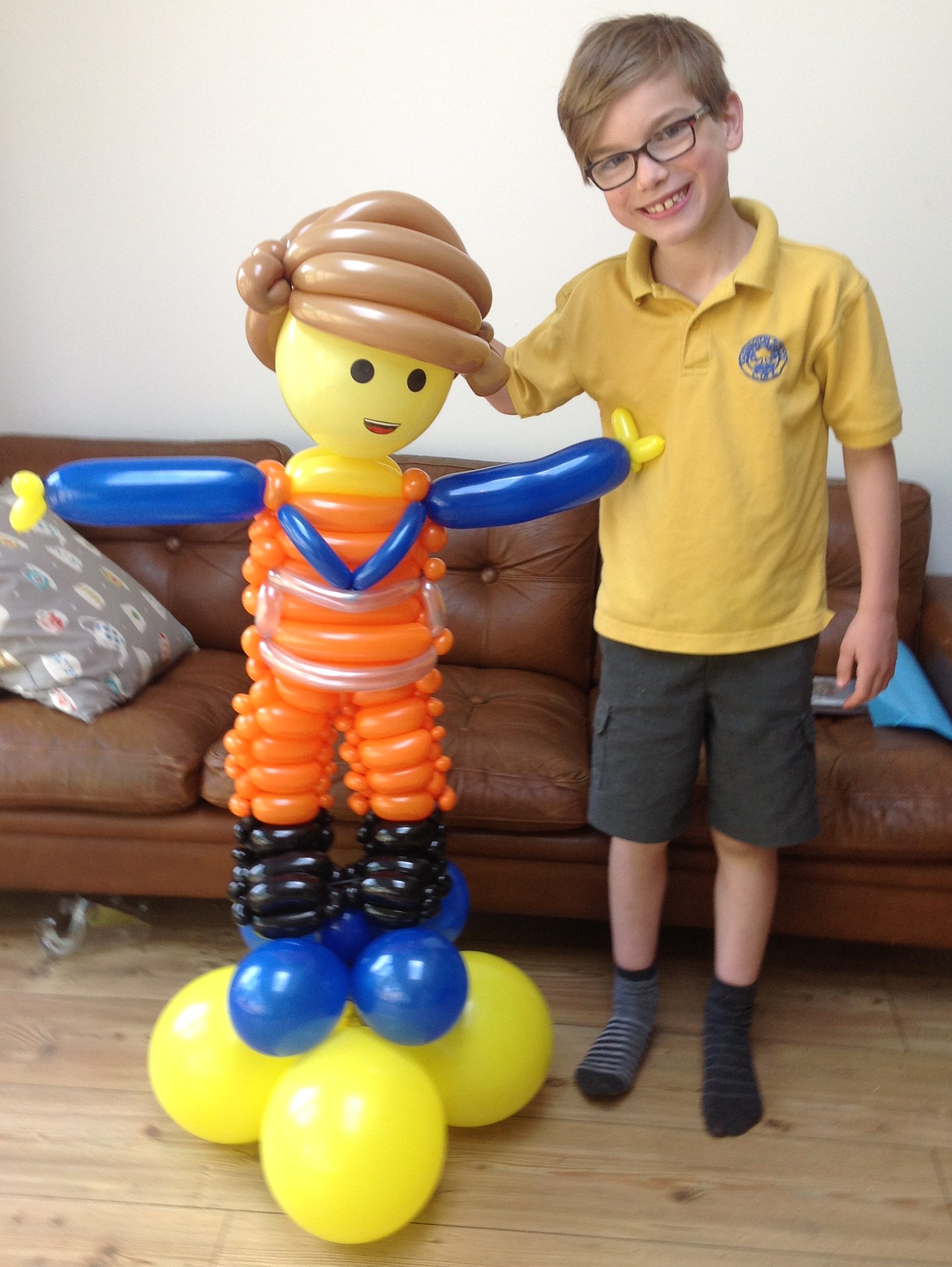 lego man balloon