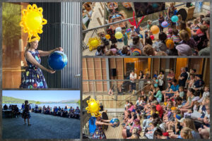 Solar Stsyem themed balloon show for KS1 and Ks2